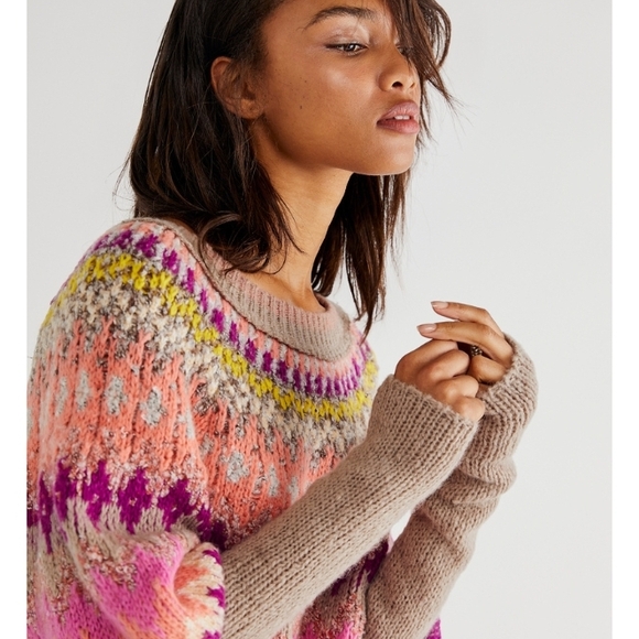 Free People 'Home For The Holiday' Sweater - Picture 3 of 10